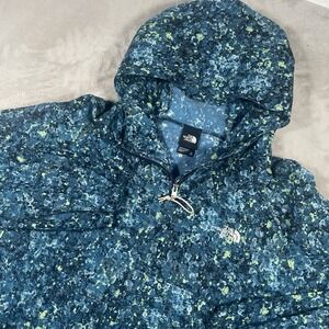 The North Face Printed Class V Hooded Pullover Mens XXL Beta Blue Kangaroo